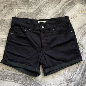 Black Levi shorts